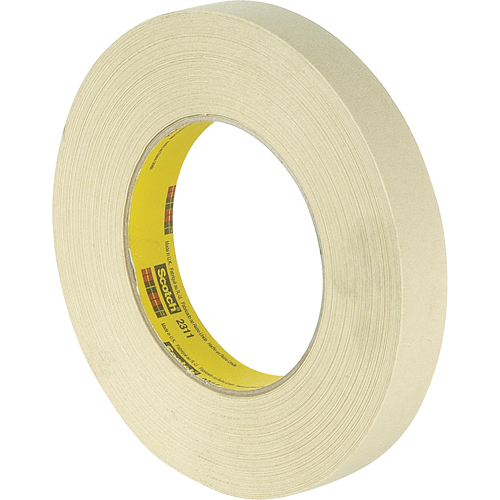 Scotch&reg; Performance 231 Masking Tape, 18 mm (3/4") x 55 m (180'), Tan Seaboard Timber Mart
