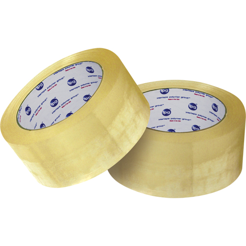 Box Sealing Tape, Hot Melt Adhesive, 2 mils, 48 mm (1-22/25") x 100 m (328') Seaboard Timber Mart