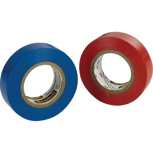 Scotch&reg; 35 Colour Coded Tape, 12.7 mm (1/2") x 20.1 m (66'), Blue, 7 mils Seaboard Timber Mart