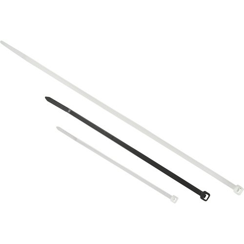 Contractor-grade Cable Ties, 24" Long, 175LBS Tensile Strength, Natural Seaboard Timber Mart