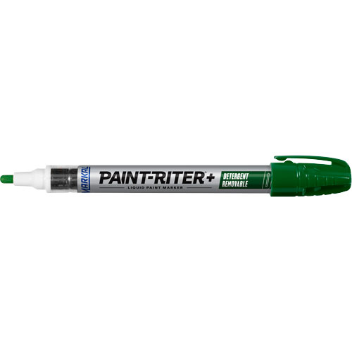 Marqueur &agrave; peinture nettoyable au d&eacute;tergent Paint-Riter+, Liquide, Vert Seaboard Timber Mart