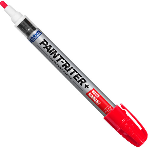 Paint-Riter&reg;+ Water Removable Paint Marker, Liquid, Red Seaboard Timber Mart