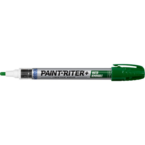 Marqueur &agrave; la peinture nettoyable &agrave; l'eau Paint-Riter+, Liquide, Vert Seaboard Timber Mart