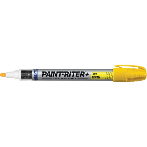 Marqueur pour surfaces huileuses Paint-Riter +, Liquide, Jaune Seaboard Timber Mart