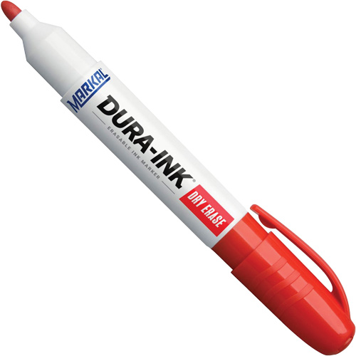 Dura-Ink&reg; Dry Erase Ink Markers, Red, Bullet Tip Seaboard Timber Mart