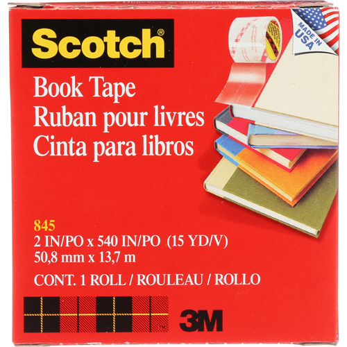 Ruban pour la r&eacute;paration de livres Scotch Seaboard Timber Mart