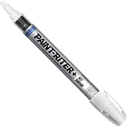 Paint-Riter&reg;+ Wet Surface Paint Marker, Liquid, White Seaboard Timber Mart