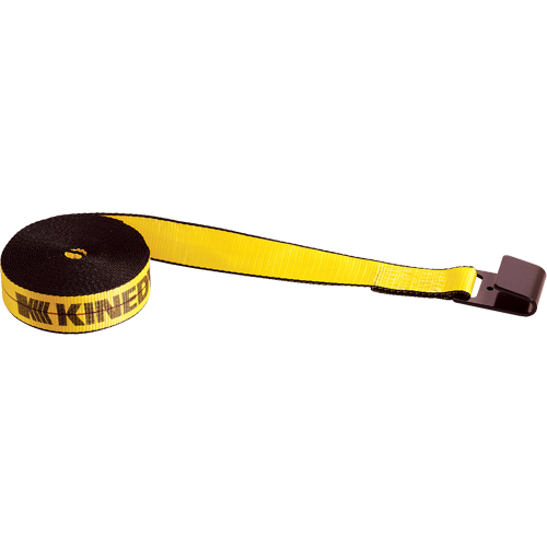 Winch Straps, Flat Hook, 2" W x 30' L, 3335 lbs. (1513 kg) Working Load Limit Seaboard Timber Mart