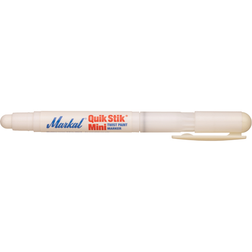 Quik Stik&reg; Mini Paint Marker, Solid Stick, White Seaboard Timber Mart