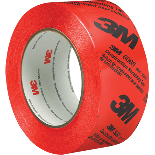 Construction Sheathing Tape 8088, 60 mm (2-3/8") x 66 m (216'), Red Seaboard Timber Mart