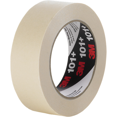 101+ Value Masking Tape, 18 mm (3/4") x 55 m (180'), Tan Seaboard Timber Mart