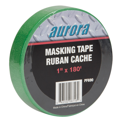 Ruban-cache pour peintres, 25 mm (1") x 55 m (180'), Vert Seaboard Timber Mart