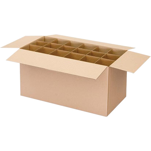 Boîte d'exp&eacute;dition pour cannettes a&eacute;rosols, 12-1/4" lo x 9-3/16" la x 10-5/16" h, ondulations C Seaboard Timber Mart