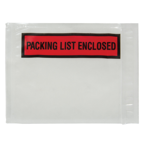 Packing List Envelope, 4-1/2" L x 5-1/2" W, Backloading Style Seaboard Timber Mart