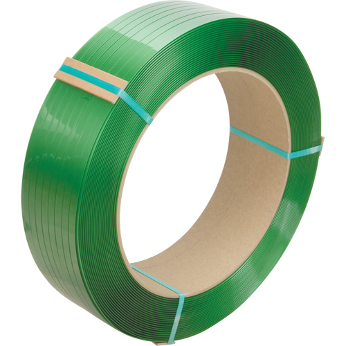 Strapping, Polyester, 3/4" W x 2680' L, Green, Manual Grade Seaboard Timber Mart