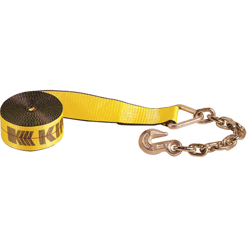 Winch Strap with Chain Anchor Seaboard Timber Mart