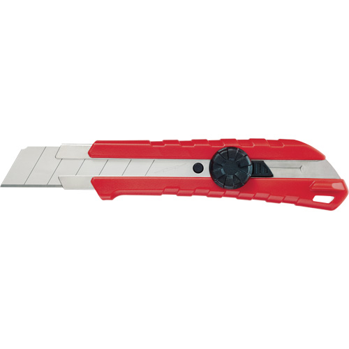 Snap-Off Knife, 25 mm, Carbide, Rubber/Polypropylene Handle Seaboard Timber Mart
