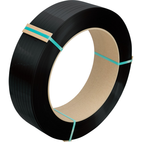 Strapping, Polyester, 1/2" W x 5800' L, Black, Manual Grade Seaboard Timber Mart