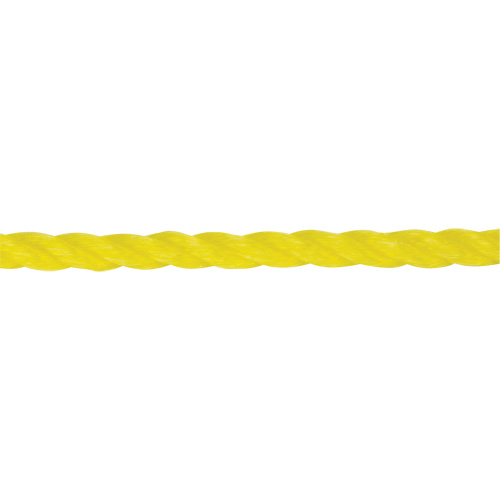1/4" Braided Yellow Rope, Polypropylene, 1300' Seaboard Timber Mart