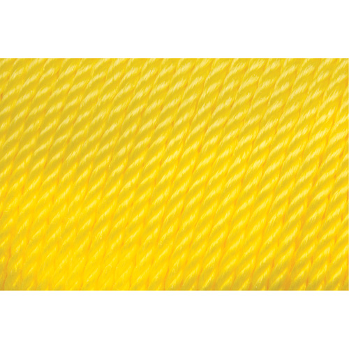 1/4" Braided Yellow Rope, Polypropylene, 1300' Seaboard Timber Mart