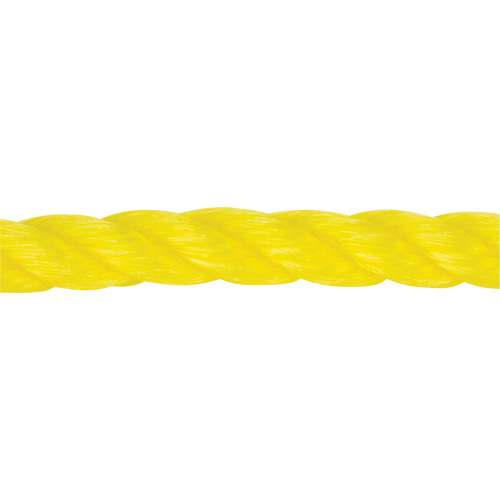Corde jaune tress&eacute;e 1/2", Polypropyl&egrave;ne, 335' Seaboard Timber Mart