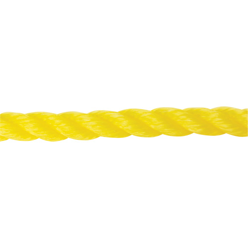 Corde jaune tress&eacute;e 5/8", Polypropyl&egrave;ne, 200' Seaboard Timber Mart