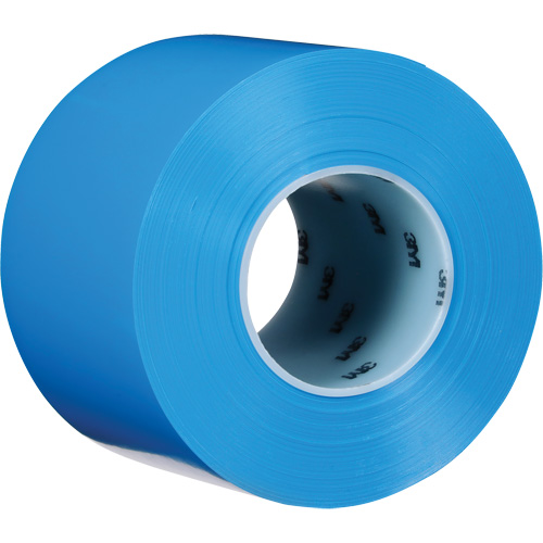 Ruban de marquage de planchers durable 971, 4" x 108', Vinyle, Bleu Seaboard Timber Mart