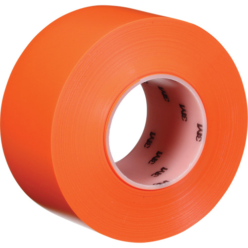 Ruban de marquage de planchers durable 971, 3" x 108', Vinyle, Orange Seaboard Timber Mart