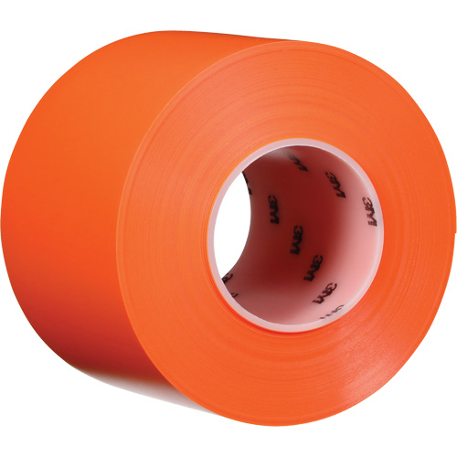 Ruban de marquage de planchers durable 971, 4" x 108', Vinyle, Orange Seaboard Timber Mart