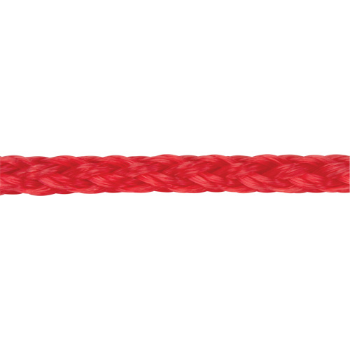 Corde rouge tress&eacute;e, Polypropyl&egrave;ne, 500' Seaboard Timber Mart