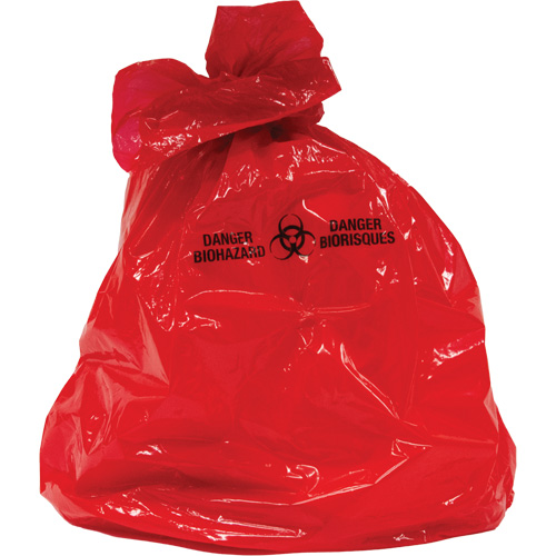 Waste Bags, Bio-Hazard, 38" L x 30" W, 2 mils Seaboard Timber Mart