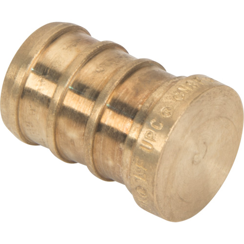 Lead-Free Pipe Plug, Pipe, 1/2" Dia., Brass Seaboard Timber Mart