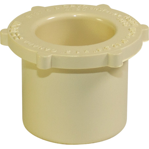 Flowguard Gold&reg; Pipe Bushing, 3/4" x 1/2", Spigot x Hub, CPVC Seaboard Timber Mart