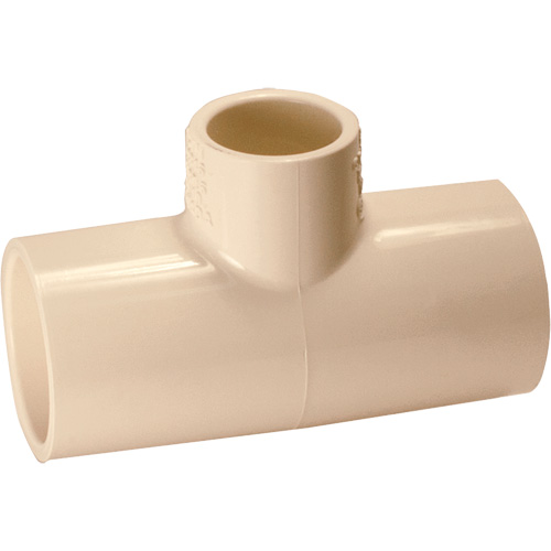 Flowguard Gold&reg; Tee Fitting, Reducing, CPVC, 1-1/4" x 1" x 1/2" Seaboard Timber Mart