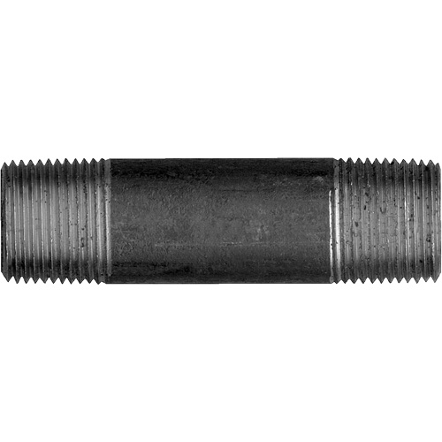 Long Pipe Nipple, Black Iron, 3/8", NPT x NPT Seaboard Timber Mart