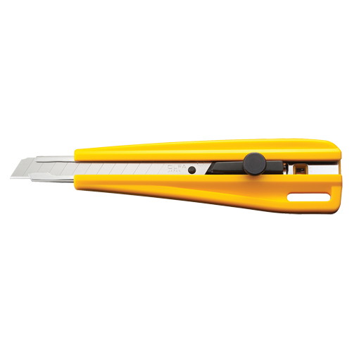 Precision Knife, 9 mm, Silver, Plastic Handle Seaboard Timber Mart