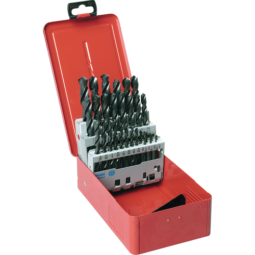 Jobber Length Drill Set, 11 Pieces, High Speed Steel Seaboard Timber Mart