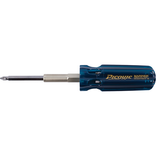 The Mariner Multibit Screwdriver, 6" L, Plastic Handle Seaboard Timber Mart