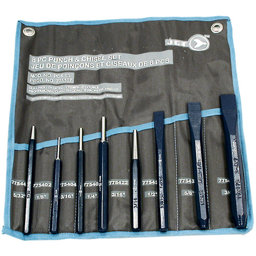 Punch & Chisel Set, 8 Pieces Seaboard Timber Mart