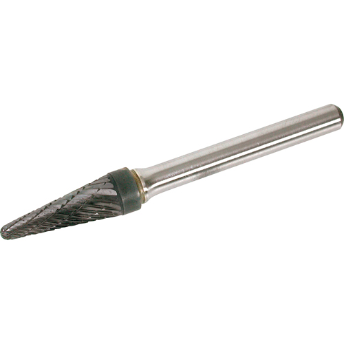 Solid Carbide Burr, SL-1, 1/4" Dia., 1/4" Shank, 5/8" Depth of Cut Seaboard Timber Mart