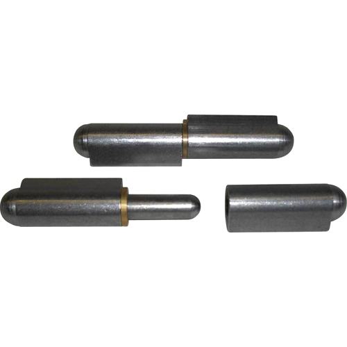 Charni&egrave;res &agrave; souder 2 pi&egrave;ces, 13/32" dia. x 2-3/8" lo, Acier inoxydable a/goupille fixe en acier inoxydable Seaboard Timber Mart