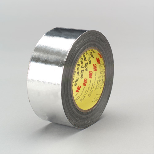 High-Temperature Aluminum Foil/Glass Cloth Tape, 12 mm (1/2") W x 33 m (108') L Seaboard Timber Mart