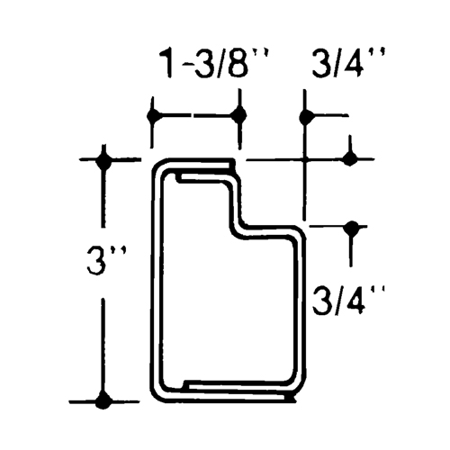Pronto Shelving Components - Beam, 96" L x 96" H, 2000 lbs. Capacity Seaboard Timber Mart