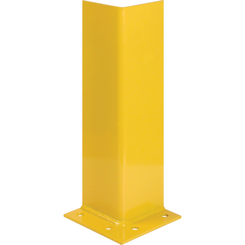Protecteurs pour montants, Acier, 7" la x 7" p x 12" h, Jaune s&eacute;curit&eacute; OSHA Seaboard Timber Mart