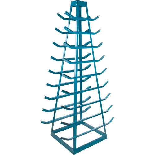 Supports pour tuyaux - Rangement horizontal, Horizontal, 9 Niveaux, 18" la x 40" p x 84" h, 1800 lb Cap. Seaboard Timber Mart