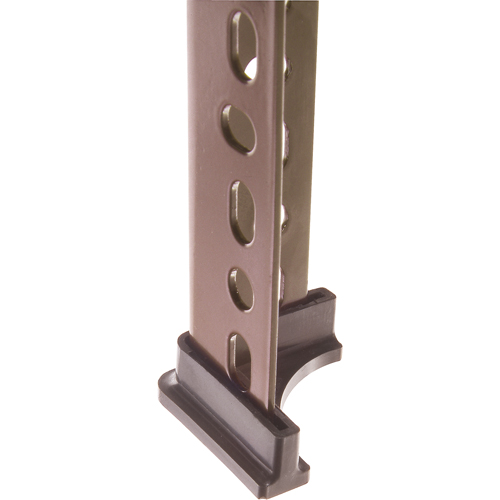 Accessoires pour corni&egrave;res perfor&eacute;es - Pied en plastique (montant simple) Seaboard Timber Mart
