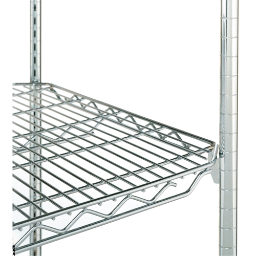 Qwikslot Adjustable Shelving Unit, 4 Tiers, 48" W x 54" H x 24" D Seaboard Timber Mart