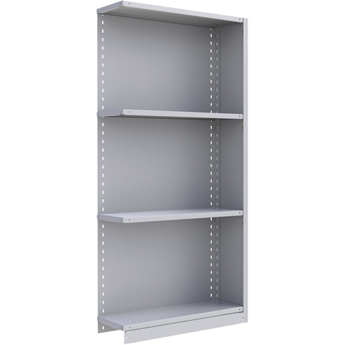 Interlok Shelving Unit, Steel, Boltless, 800 lbs. Capacity, 36" W x 76" H x 24" D Seaboard Timber Mart