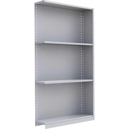 Interlok Shelving Unit, Steel, Boltless, 450 lbs. Capacity, 48" W x 88" H x 24" D Seaboard Timber Mart