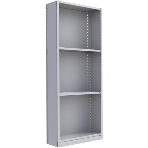 Interlok Shelving Unit, Steel, Boltless, 800 lbs. Capacity, 36" W x 88" H x 24" D Seaboard Timber Mart